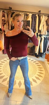 Longsleeve Anais - Bordeaux