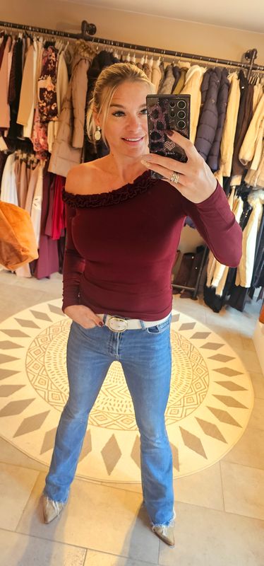 Longsleeve Anais - Bordeaux