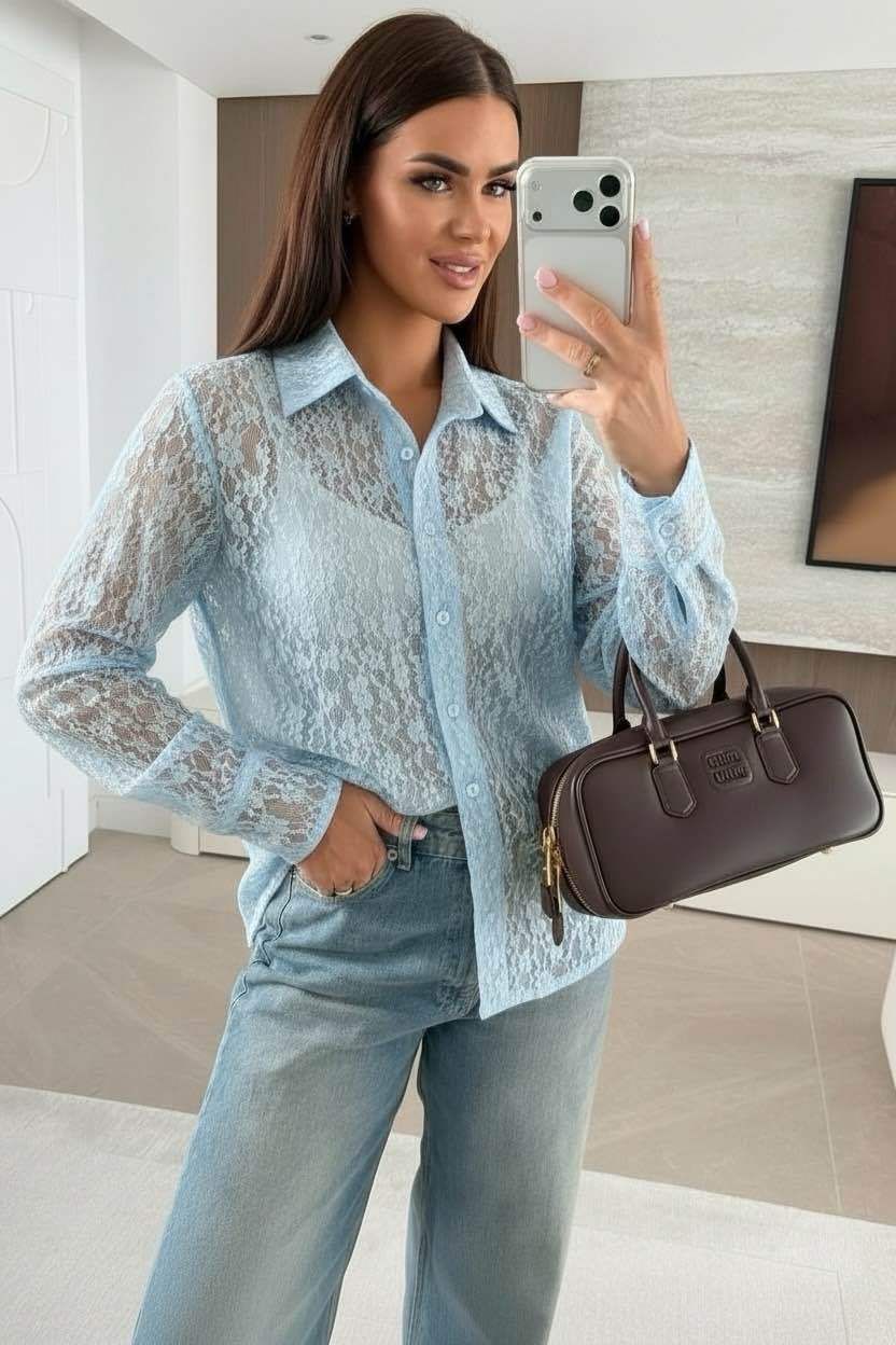 Blouse Bettina - blauw