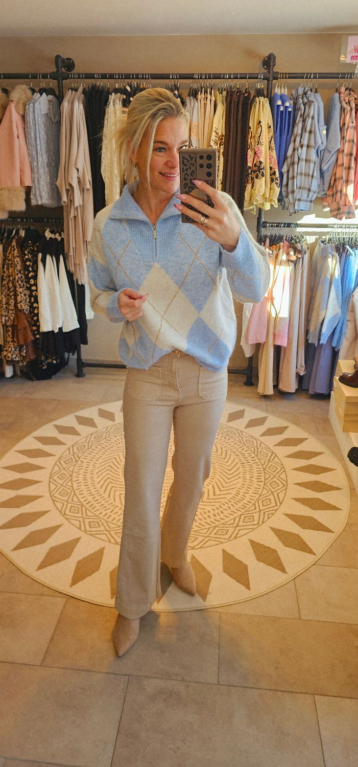 Pull Valerie - Blauw