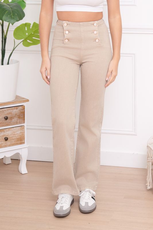 Folyrose - knopen bovenaan - Nude