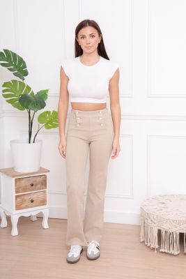 Folyrose - knopen bovenaan - Nude