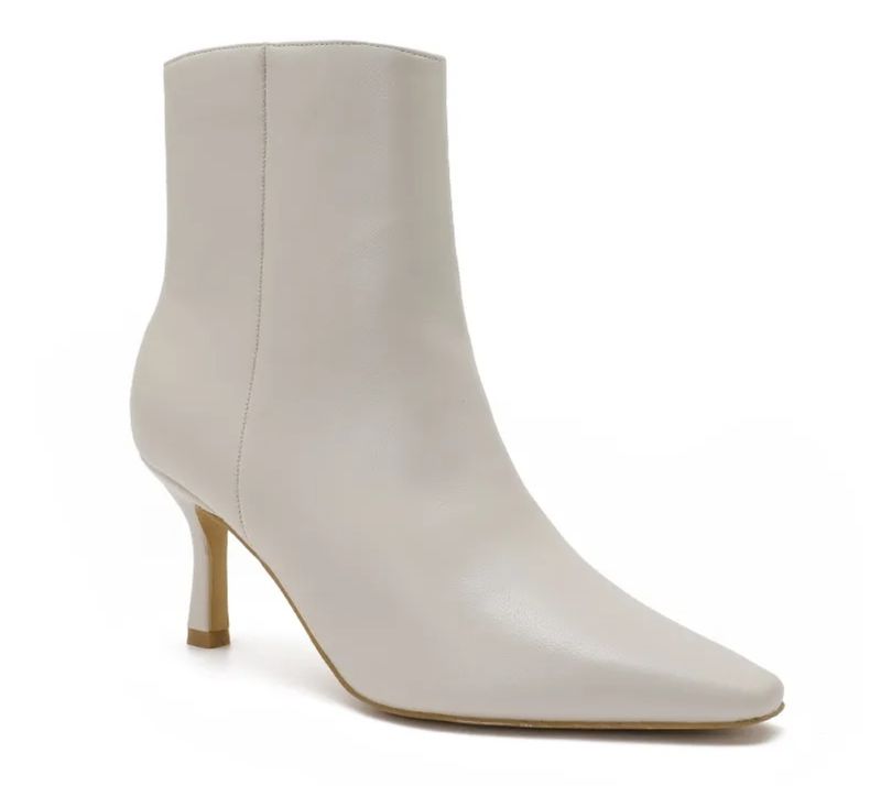 Heels Daisy lederlook - Ecru