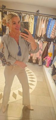 Blouse Anouk - blauw