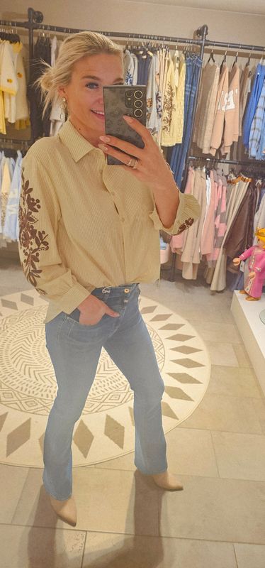 Blouse Anneleen - geel