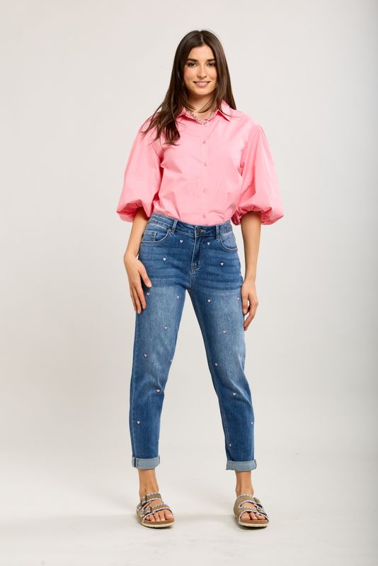 Toxik3 Boyfriend fit - hartjes