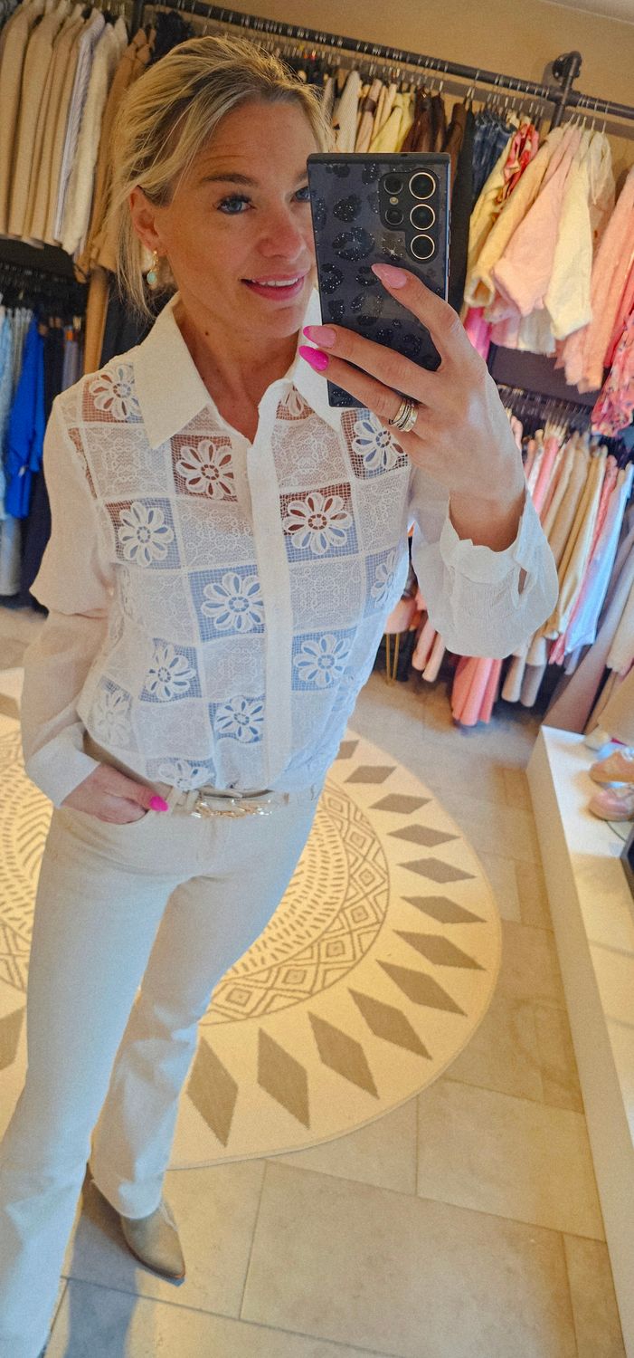 Blouse Ellen - Wit