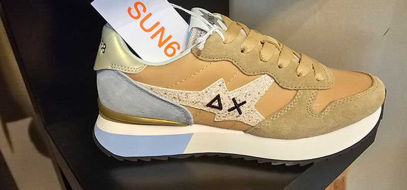 Sun 68 - Stargirl glitter logo - Beige