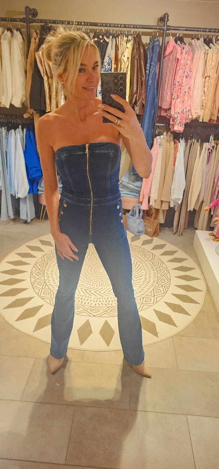 Guess strapless jumpsuit