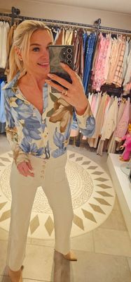 Folyrose - Wide leg pockets - Knopen