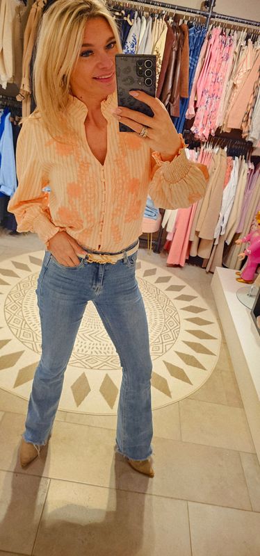 Blouse Annick - Koraal