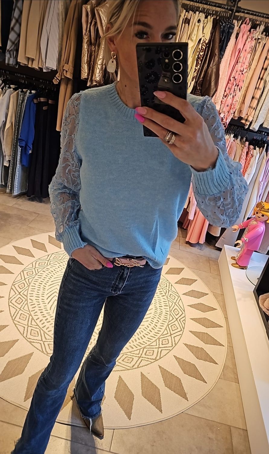 Pull Jolande - Blauw