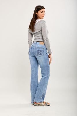 Toxik3  bootcut - Broderie