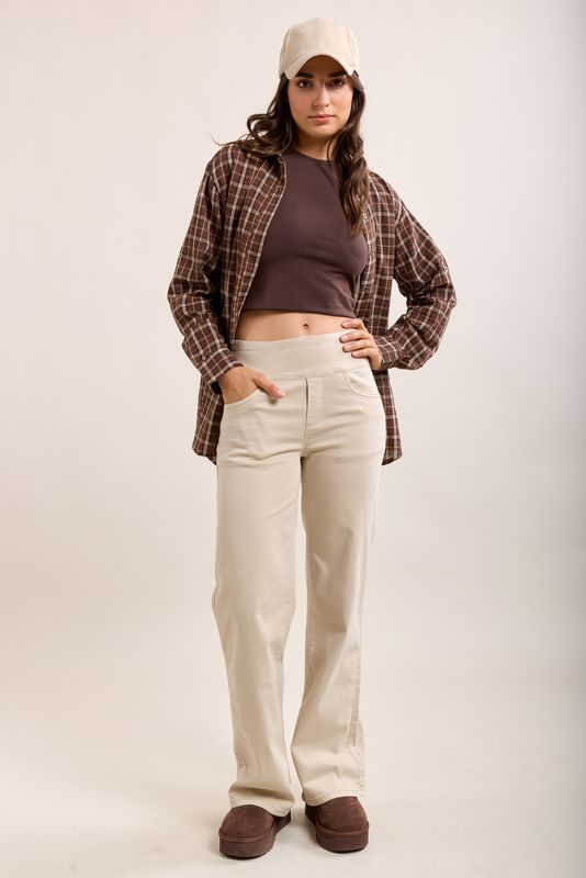 Tocada wide leg - Beige