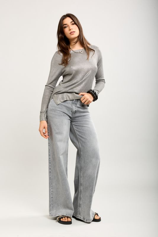 Toxik3 wide leg - Grijs