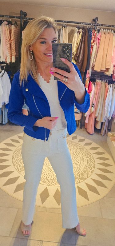 Jas Linka - Cobalt blauw