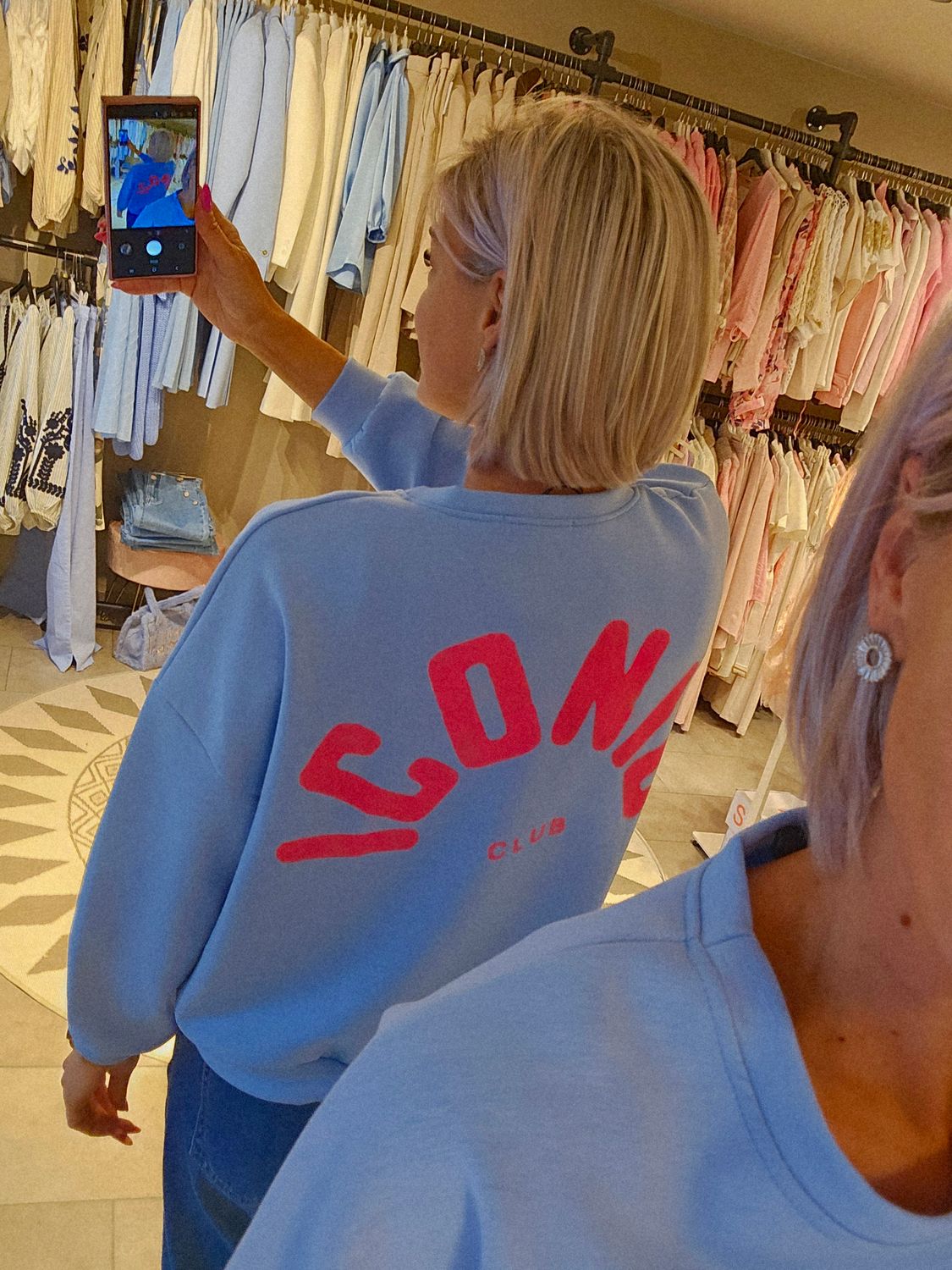Sweater Iconic - Bleu pastel