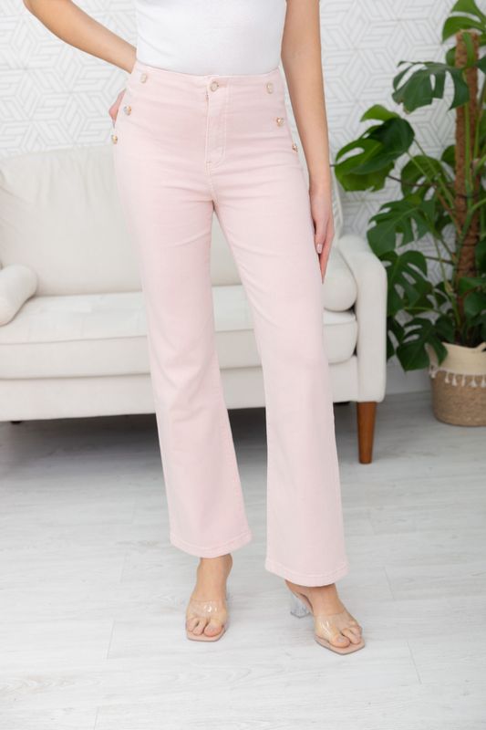 Folyrose wide leg - pink