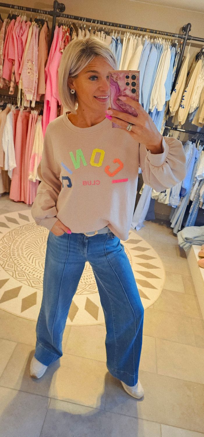 Sweater Iconic club - tan