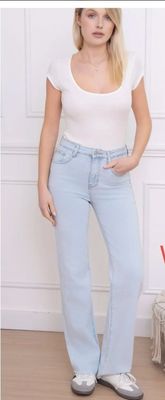 Folyrose straight jeans