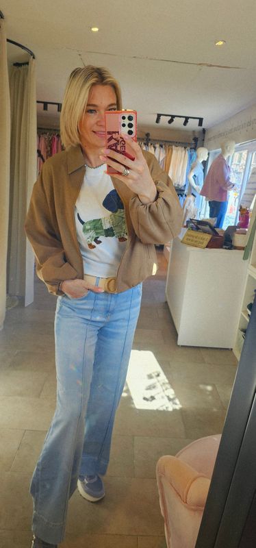 Bomber jas - Brenda Khaki