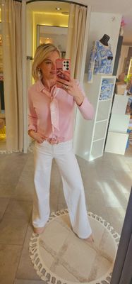 Pull Sanne + sjaal Roos