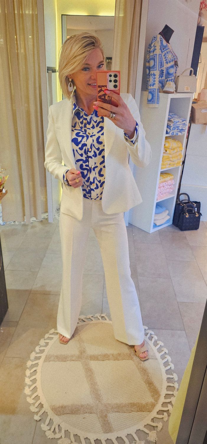 Blouse Camille - Cobalt blauw