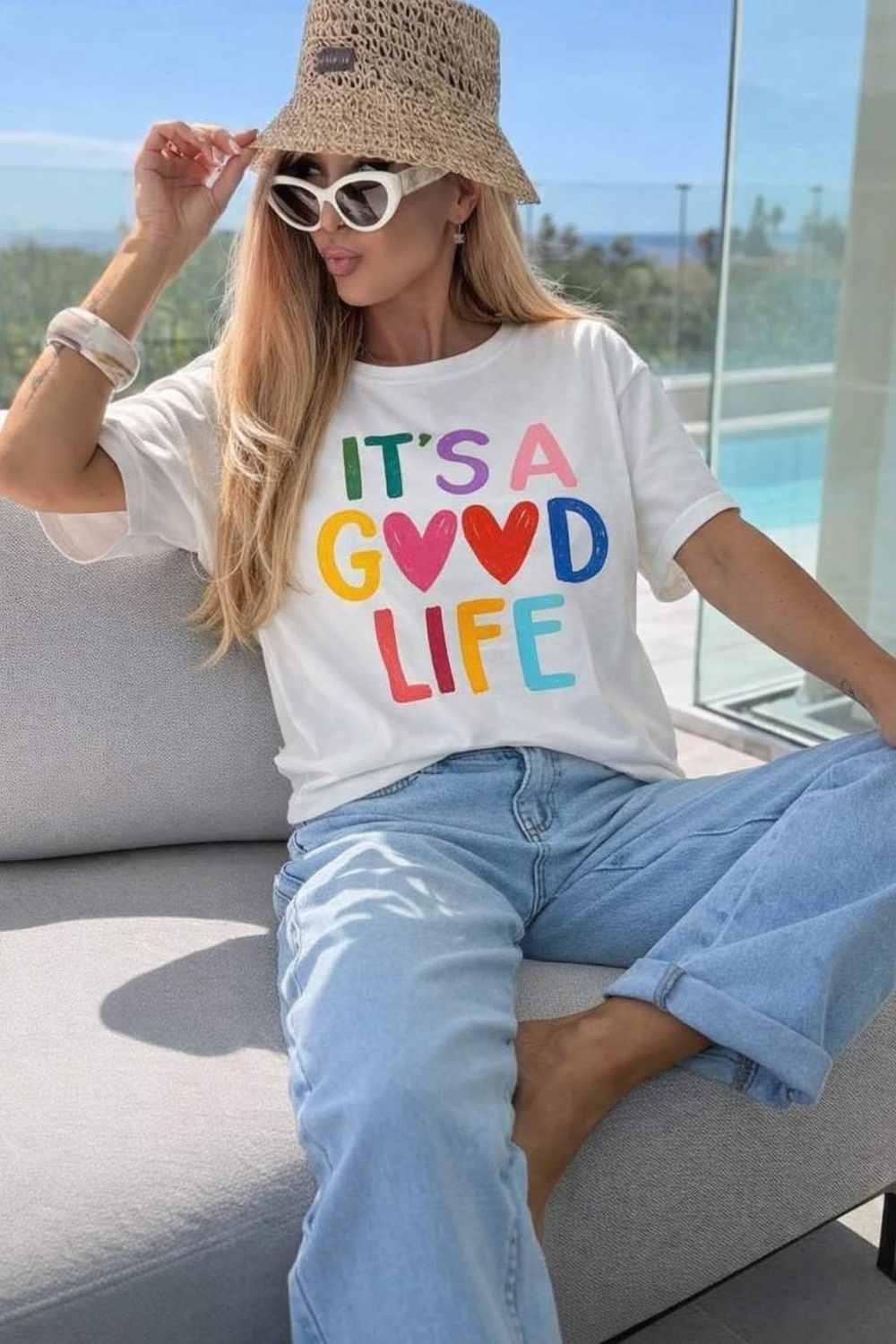 T - shirt It' s a good life