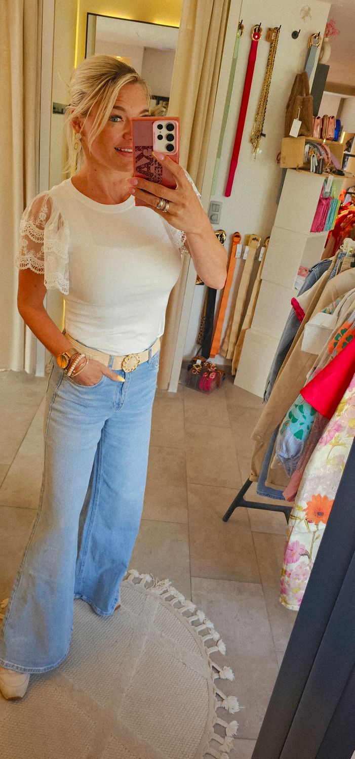 T-shirt Ines - Wit