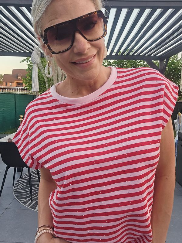 Dally strass - Rood
