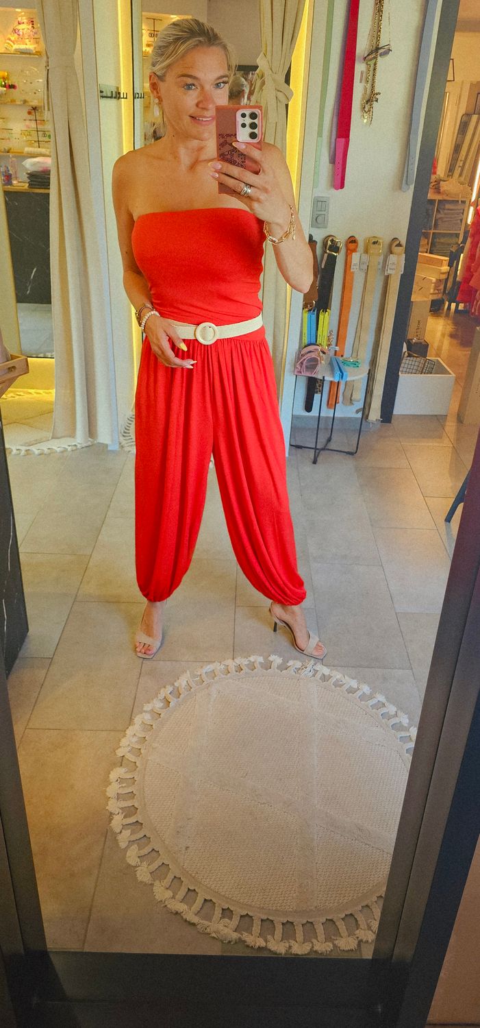 Jumpsuit Nancy - Rood