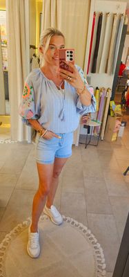 Blouse Flo - Blauw