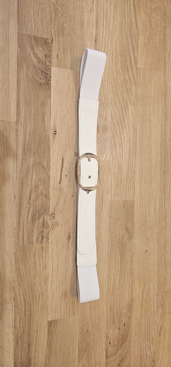 Rekker riem - Wit