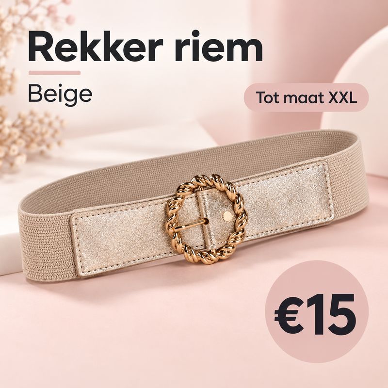 Rekker riem - Goud