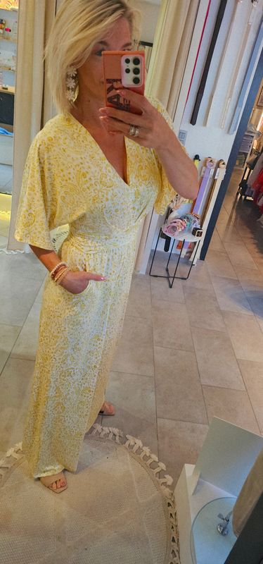 Jumpsuit Delphine - Geel