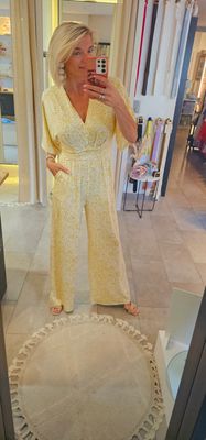 Jumpsuit Delphine - Geel