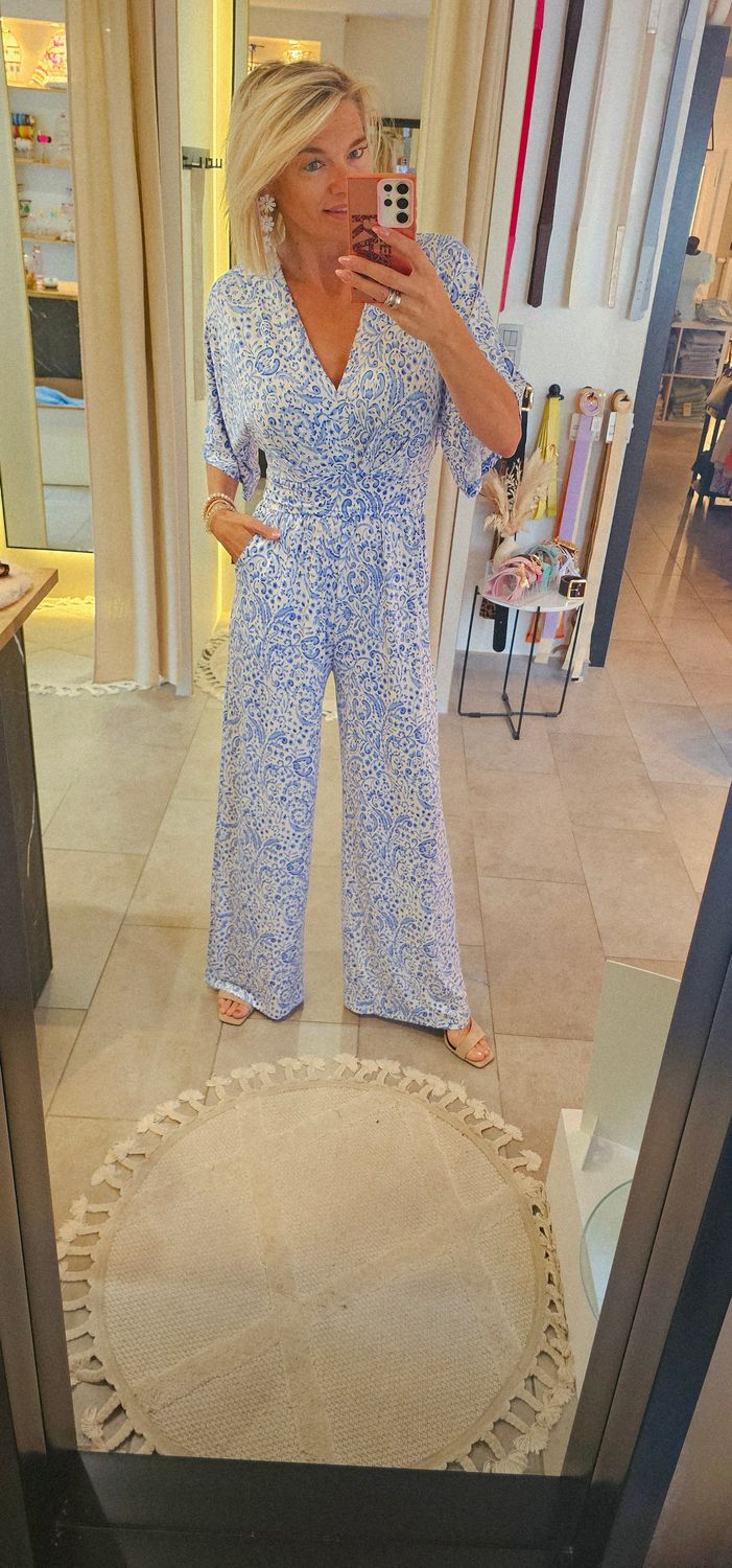Jumpsuit Delphine - Blauw