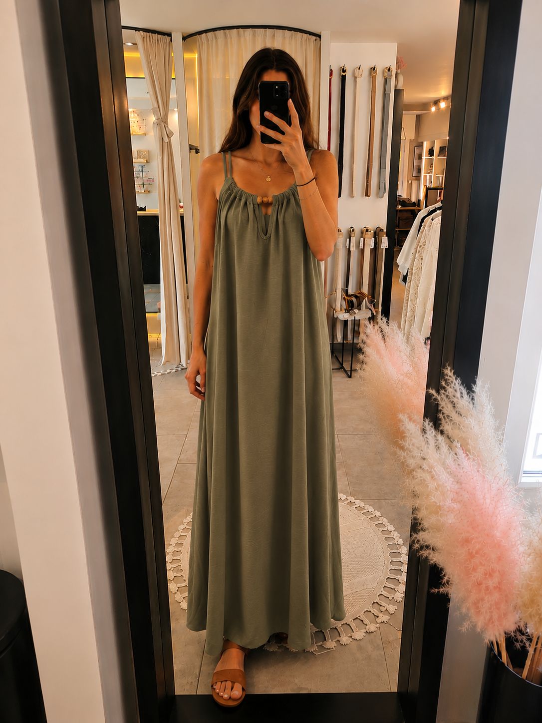 Kleed Parels - Khaki
