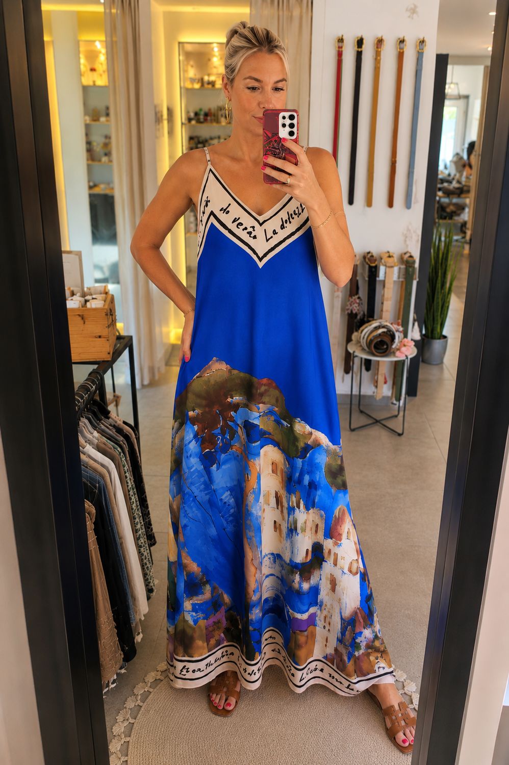 Kleed Capri - cobalt blauw
