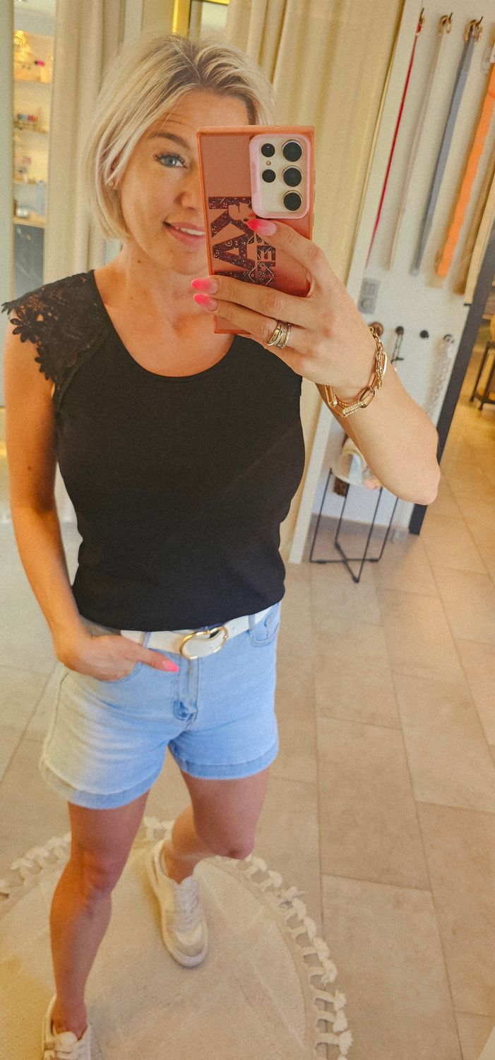 T shirt Celien - Zwart