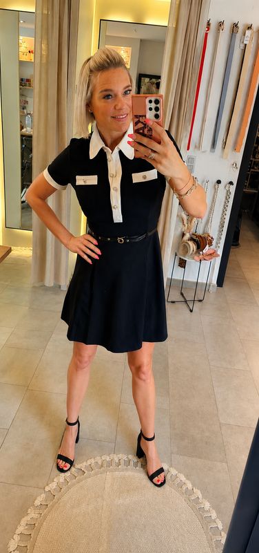 Guess kleed polo + riem