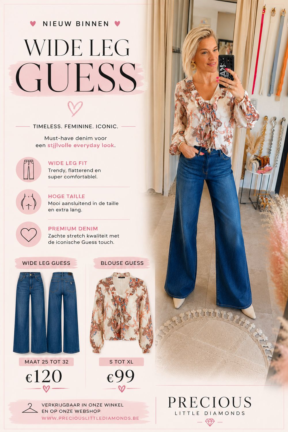 GUESS jeans wide leg