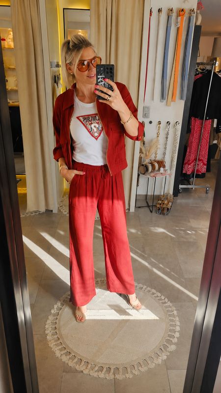 Broek Amber - Terracotta