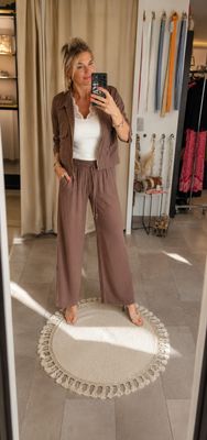 Broek Amber - Hazelnoot