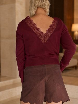 Pull Lotte - bordeaux