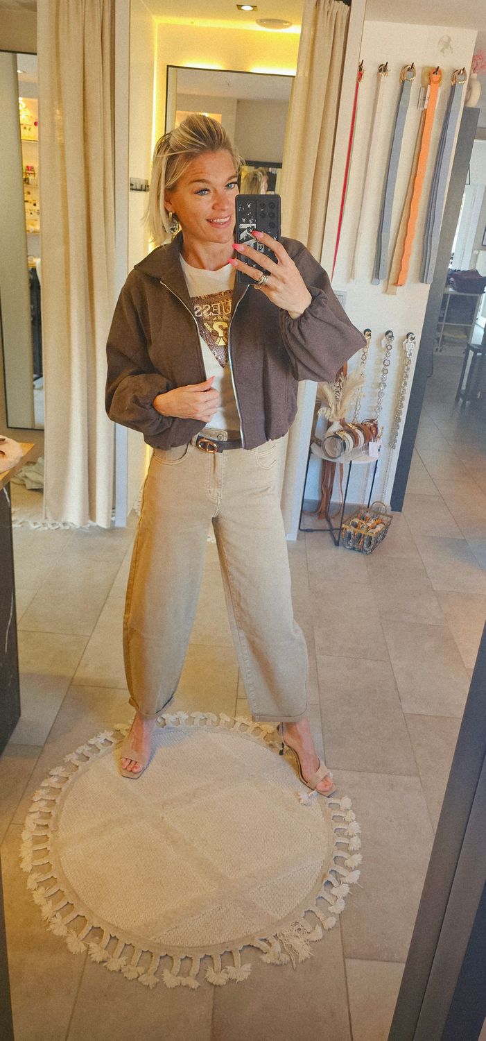 Bomber jacket - Choco