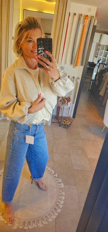 Bomber jacket - Beige