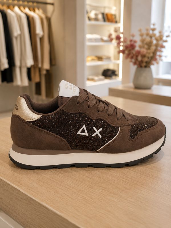Sneaker Sun68 - ally glitter Bruin