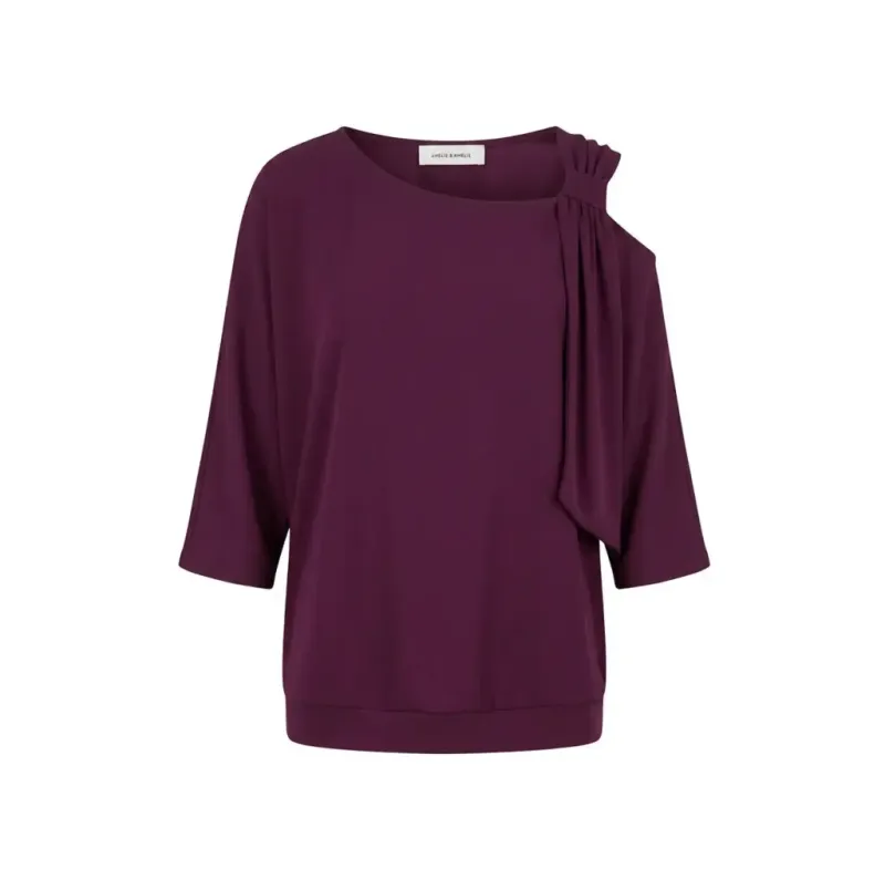 Amélie &amp; Amélie blouse  Dresde - Aubergine