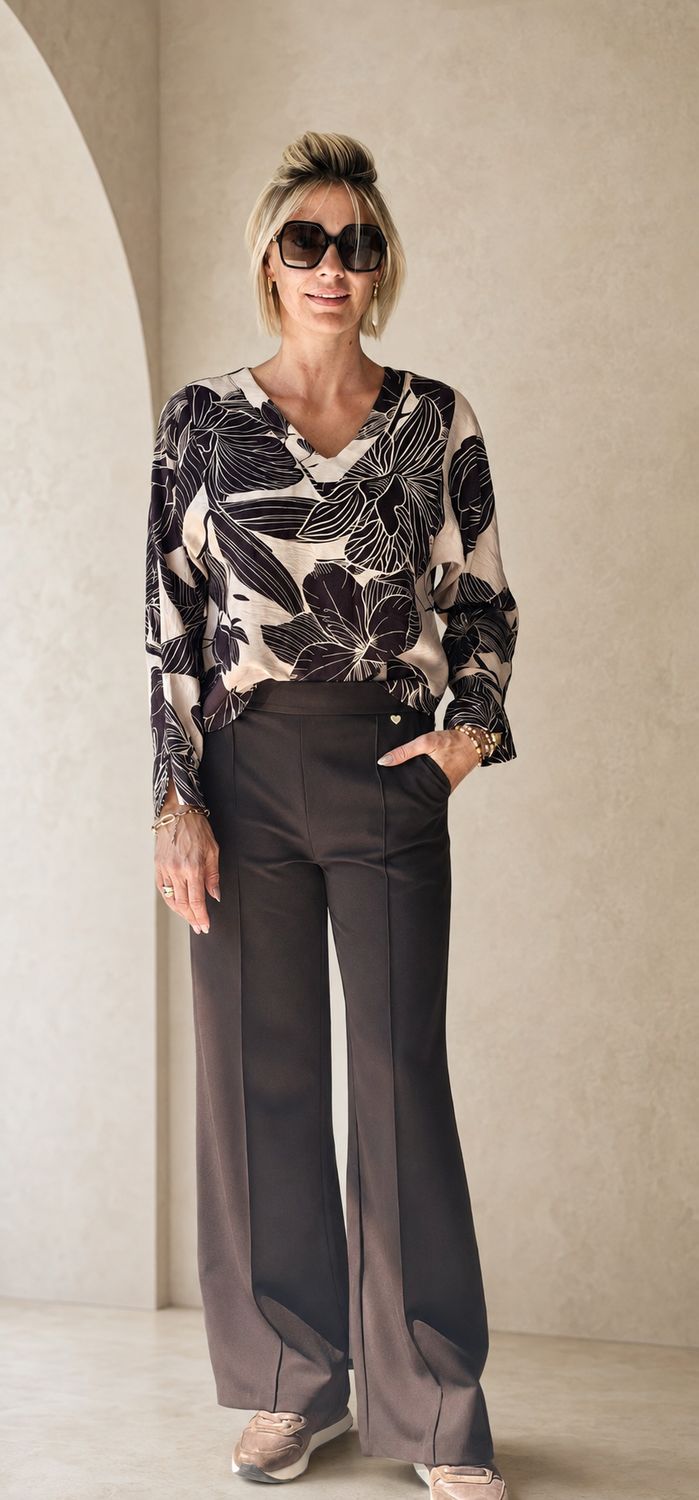 Amélie &amp; Amélie blouse Henderson - Choco